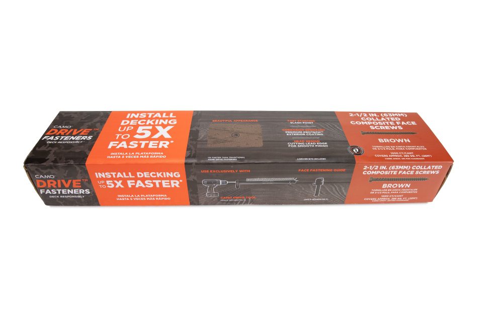 CAMO DRIVE Collated Face Screws for Composite Decking