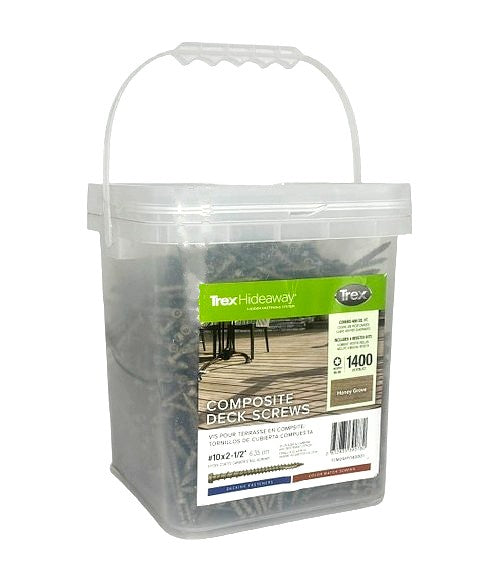 TREX Color-Match Decking Screws: Epoxy, 2-1/2"