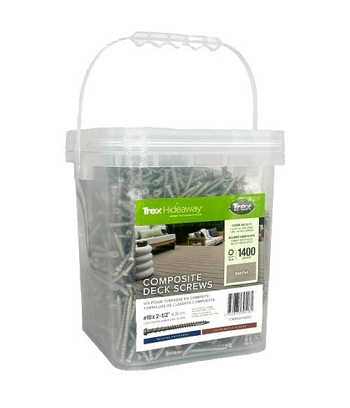 TREX Color-Match Decking Screws: Epoxy, 2-1/2"