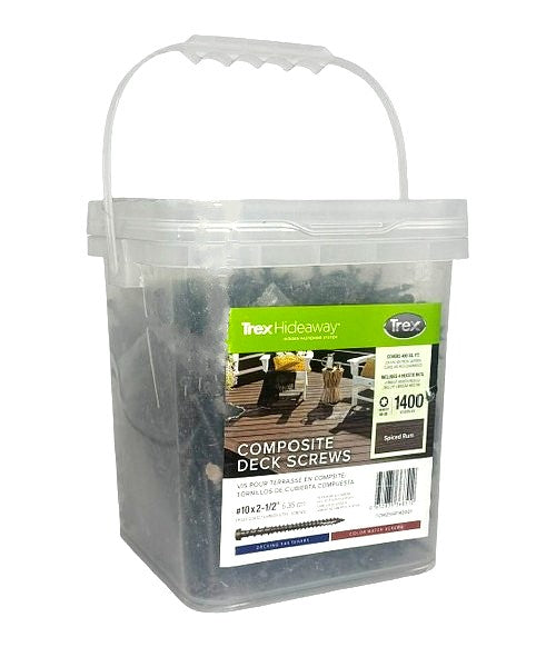 TREX Color-Match Decking Screws: Epoxy, 2-1/2"