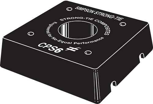 Simpson Strong-Tie CPS Composite Plastic Standoff Base