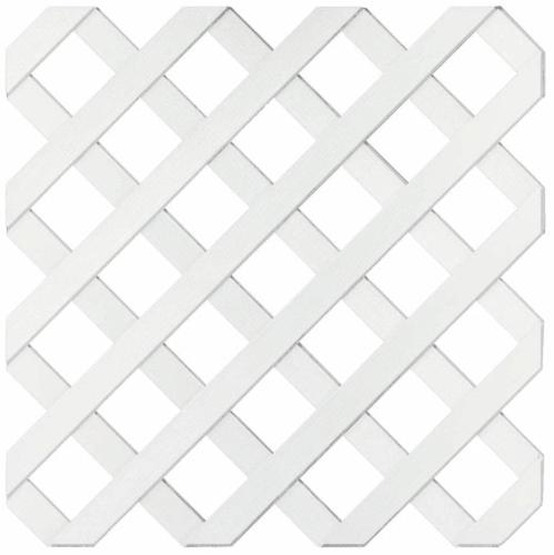 Classic Lattice by Deckorators Lattice Panels Deckorators 4&#39; x 8&#39; White 