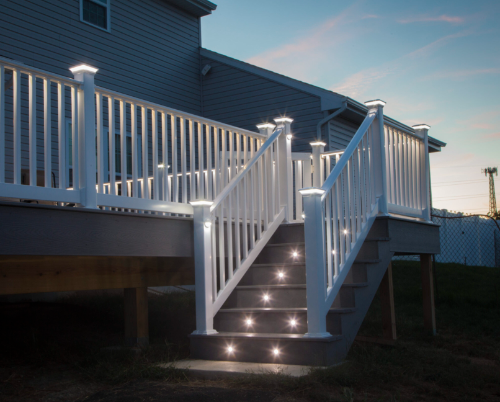 Coastal Living Products - T-Rail Level Kit Stair White