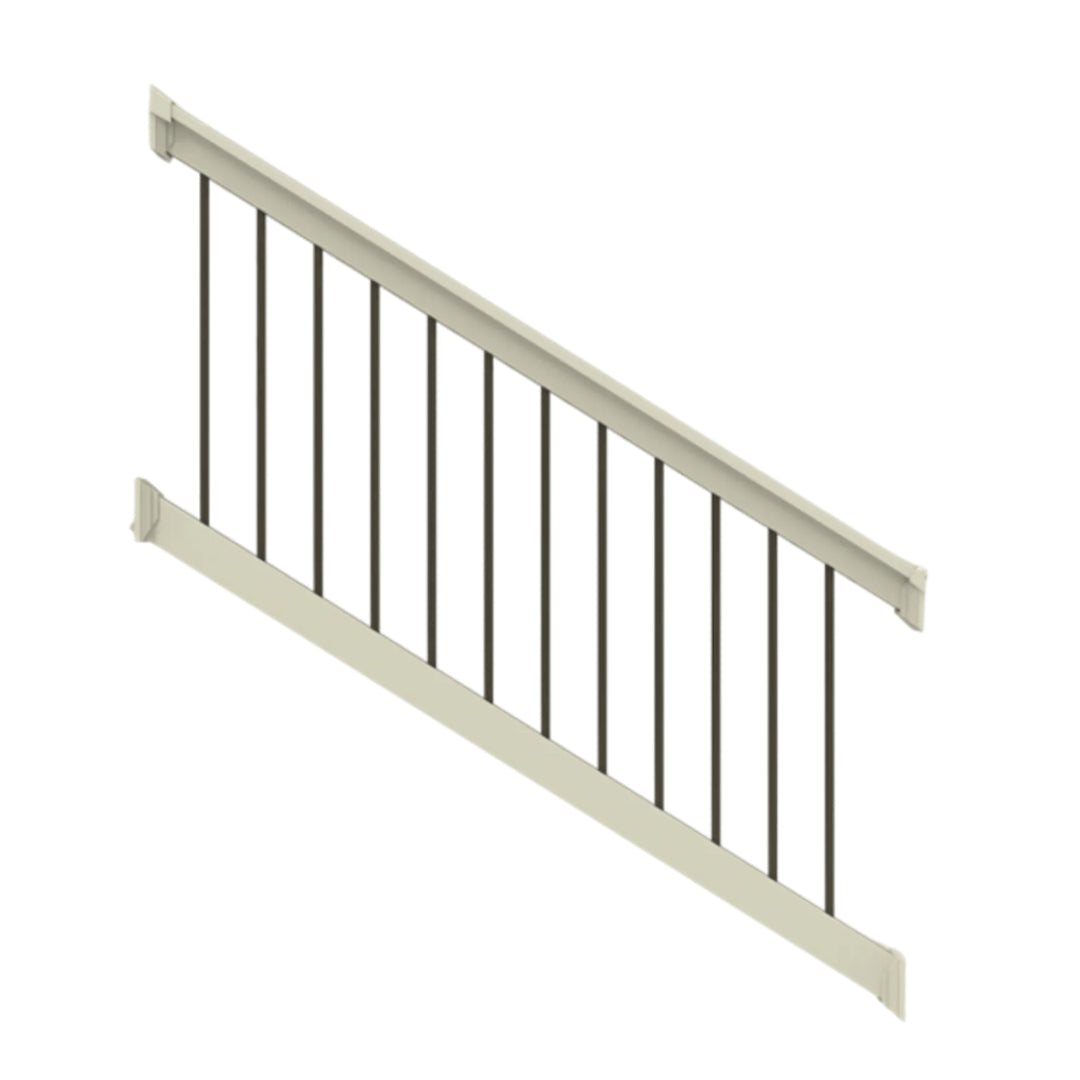 Coastal Living Products - T-Rail Stair Kit with Round Balusters