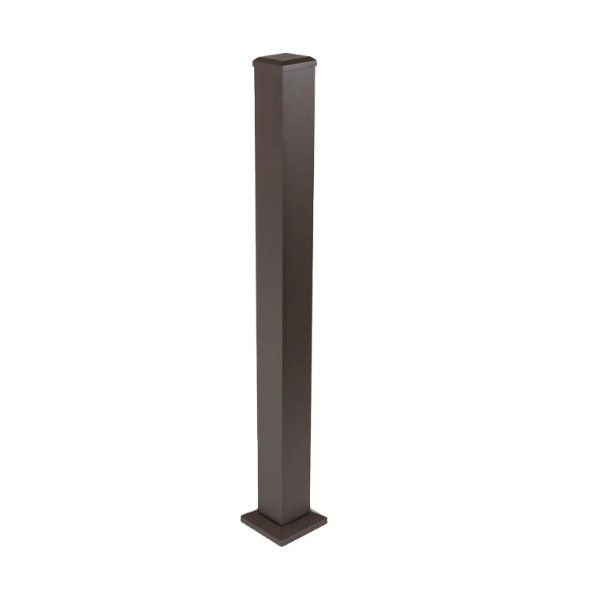 Deckorators® Aluminum Stair Post Kits Aluminum Railing Deckorators Weathered Brown 2-1/2" x 2-1/2" x 49"