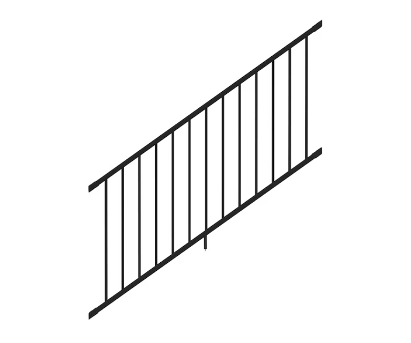 Deckorators Aluminum Rapid Rail Kits with Square Balusters