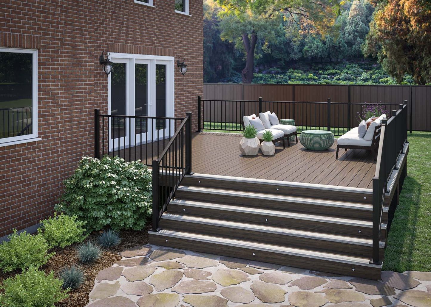 Deckorators Aluminum Rapid Rail Kits with Square Balusters