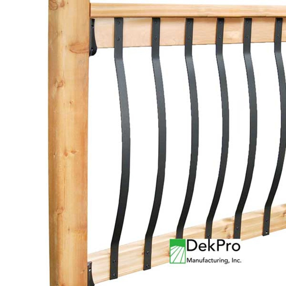DekPro Aluminum Arc Face Mount Balusters