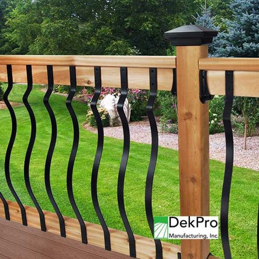 DekPro Aluminum Baroque Face Mount Balusters