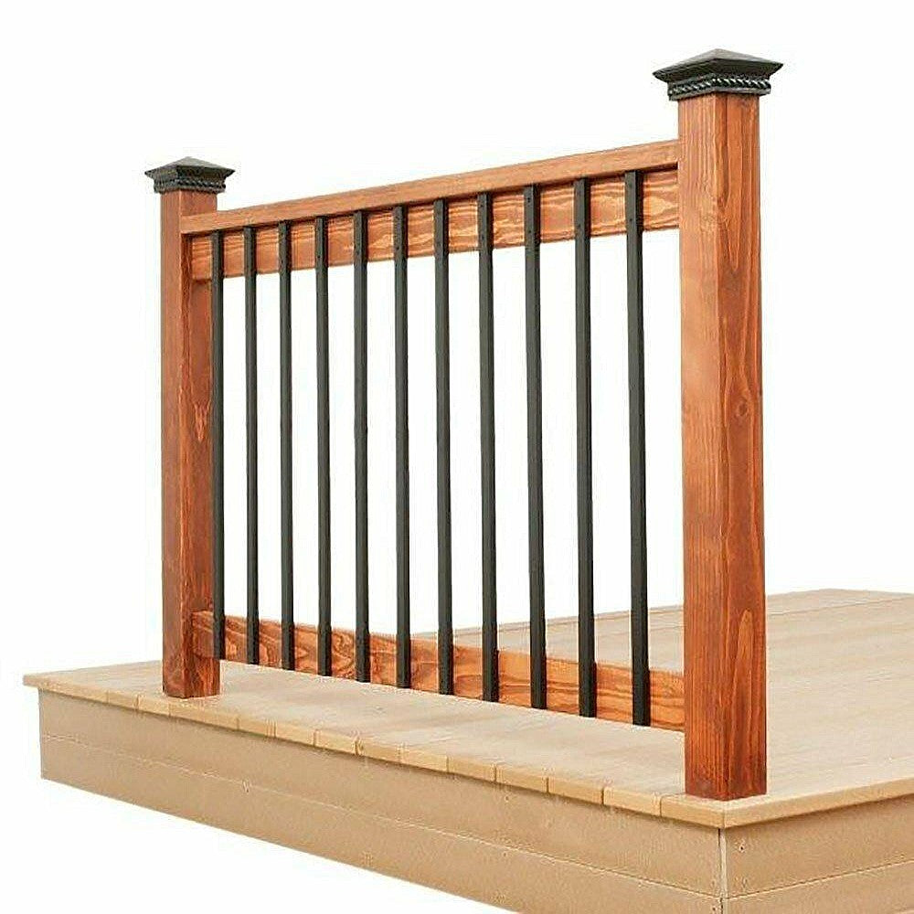 DekPro Aluminum Flat Face Mount Balusters