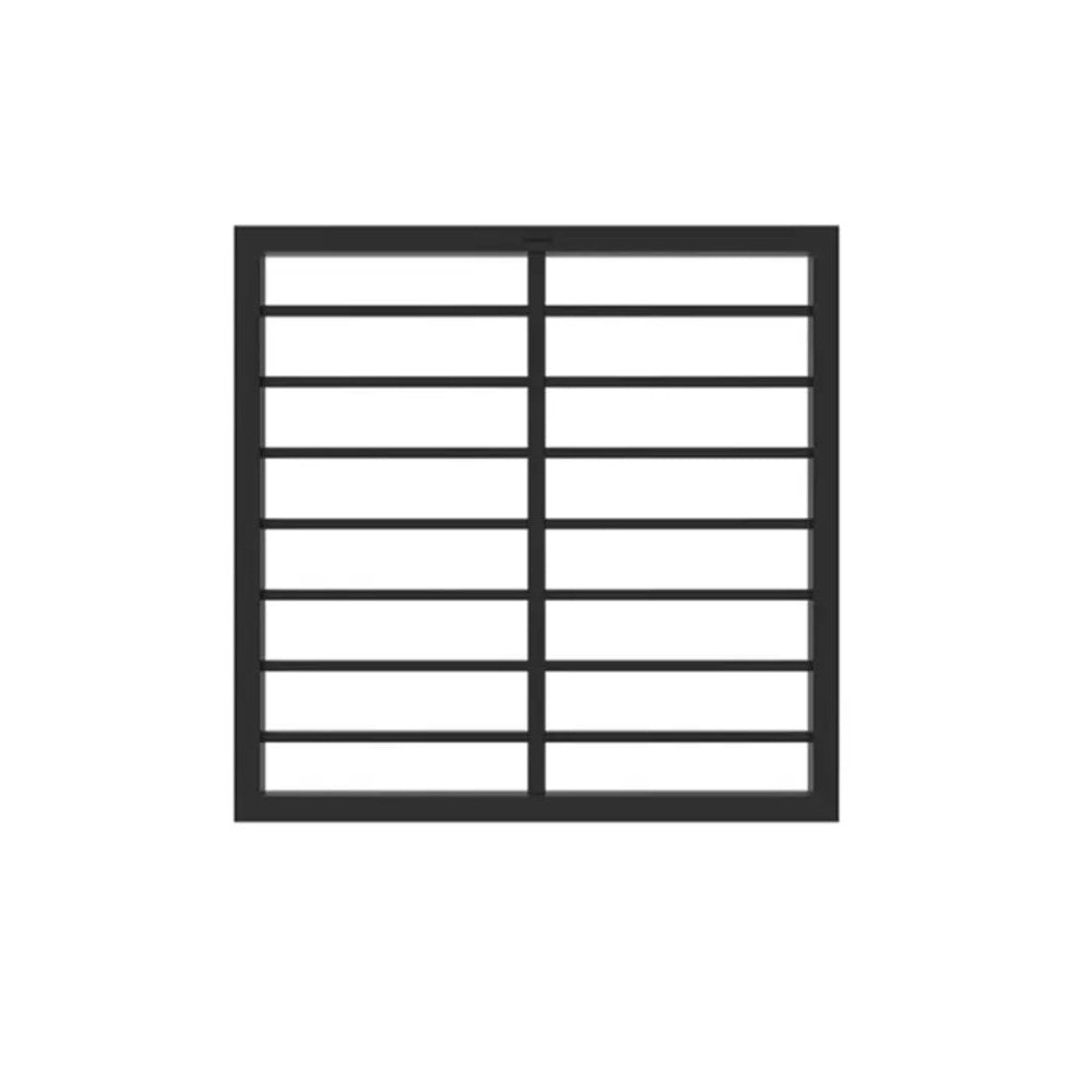 Fortress Axis Railing Gate: Black, 34"x34"