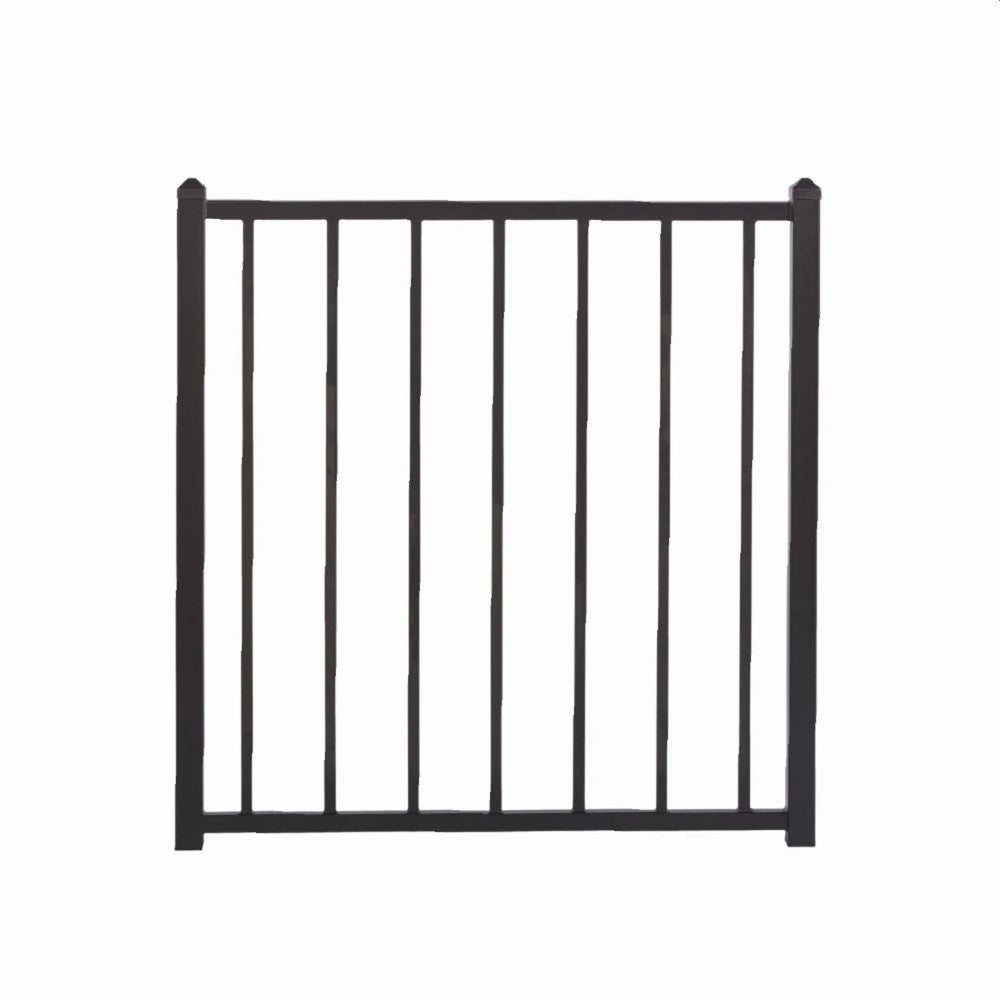 Fortress FE26 Railing Gate: Black, 34"x34" - image 3