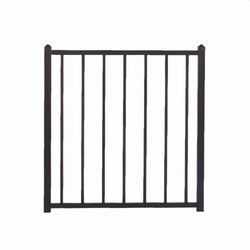 Fortress FE26 Railing Gate: Black, 34"x34" - image 3