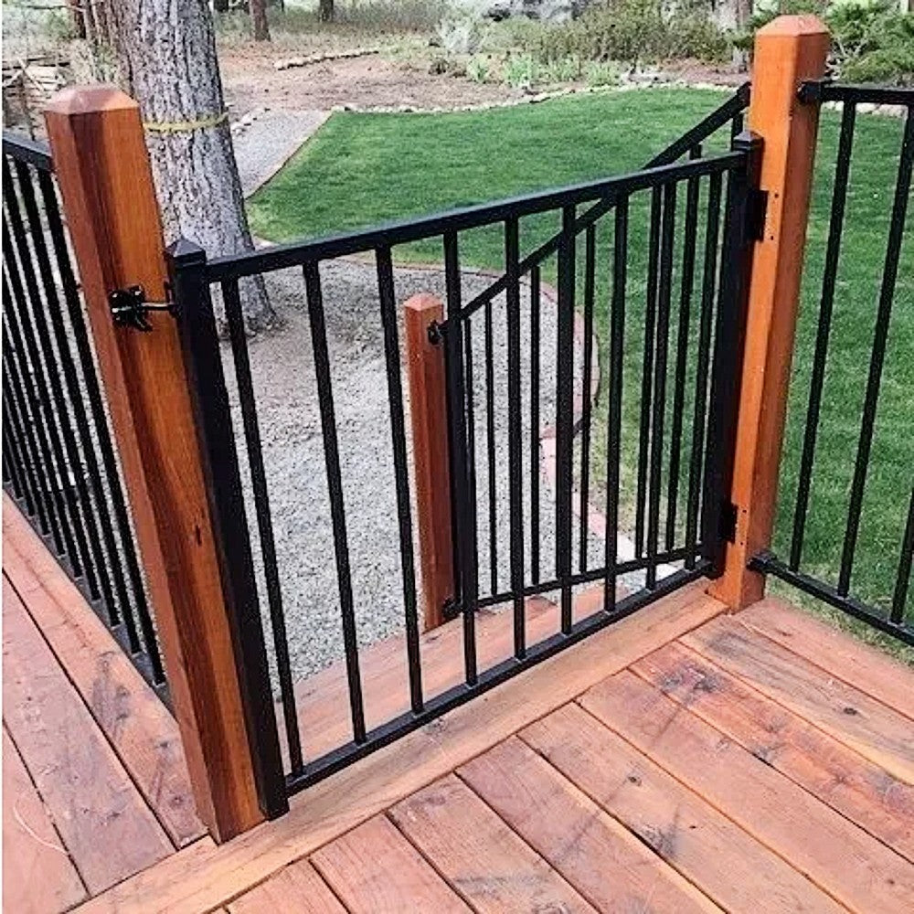 Fortress FE26 Gate Upright Kit: Black, 34"