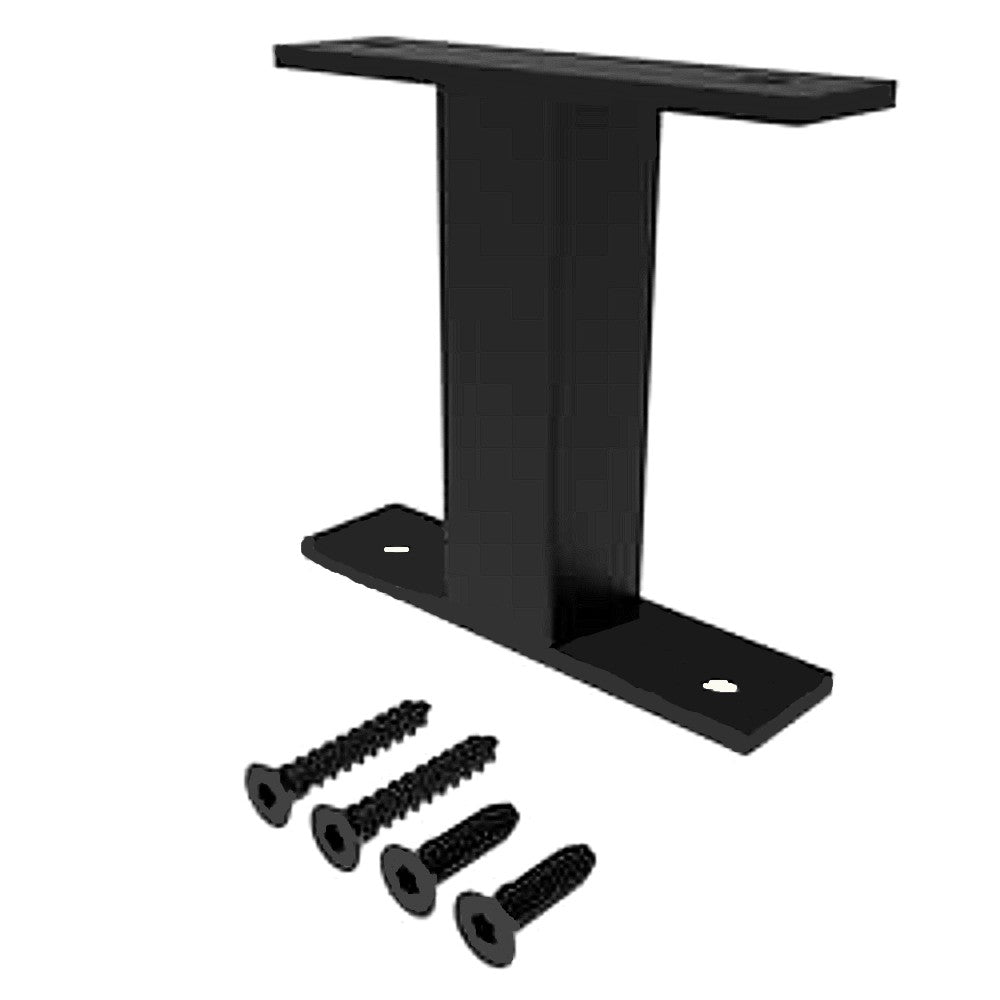 Fortress FE26 Railing I-Support: Black, 3.75"