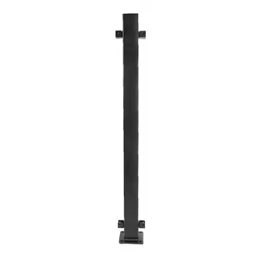 Fortress FE26 Pre-Bracketed Steel Post Kit (w/ Cap & Skirt)