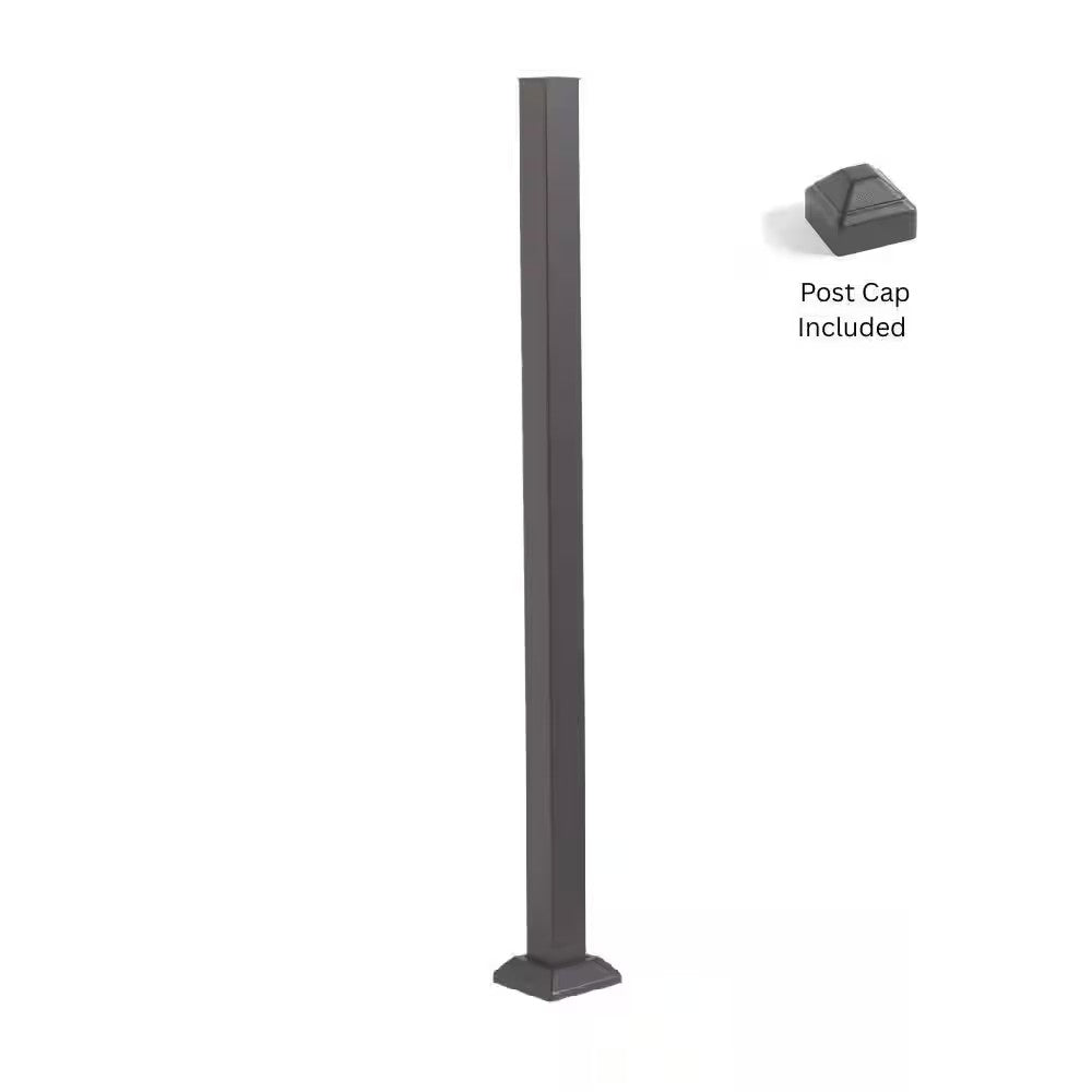 Fortress FE26 Blank Steel Post Kit (w/ Cap & Skirt)