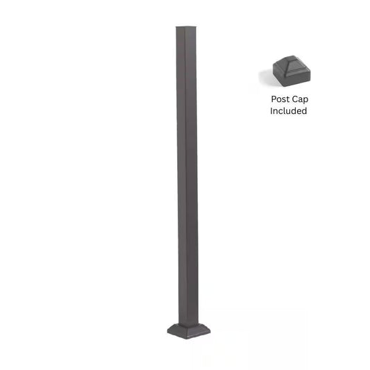 Fortress FE26 Blank Steel Post Kit (w/ Cap & Skirt)