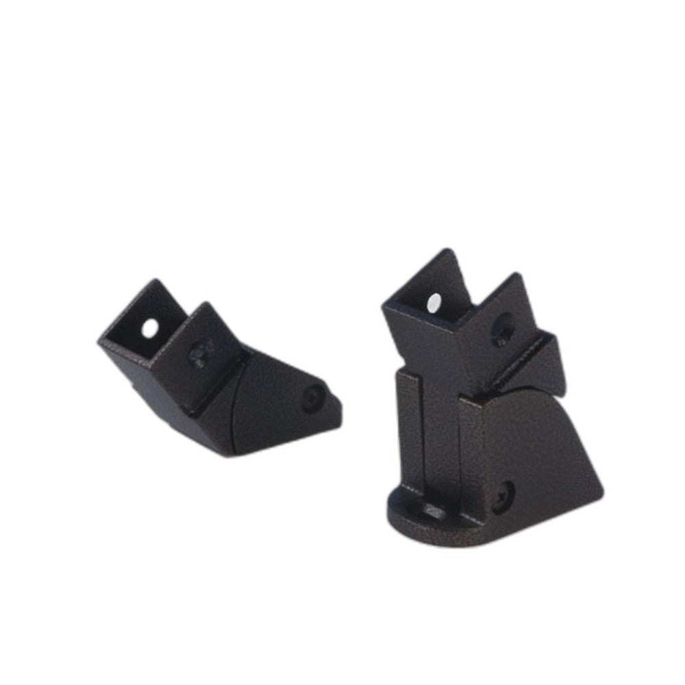 Fortress FE26 Railing Simplified Stair Bracket: Black, 1", 4-Pack