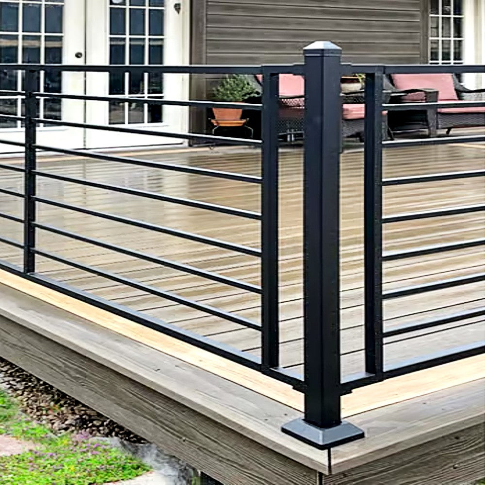 Fortress FE26 Railing Universal Bracket: Black, 1", 4-Pack