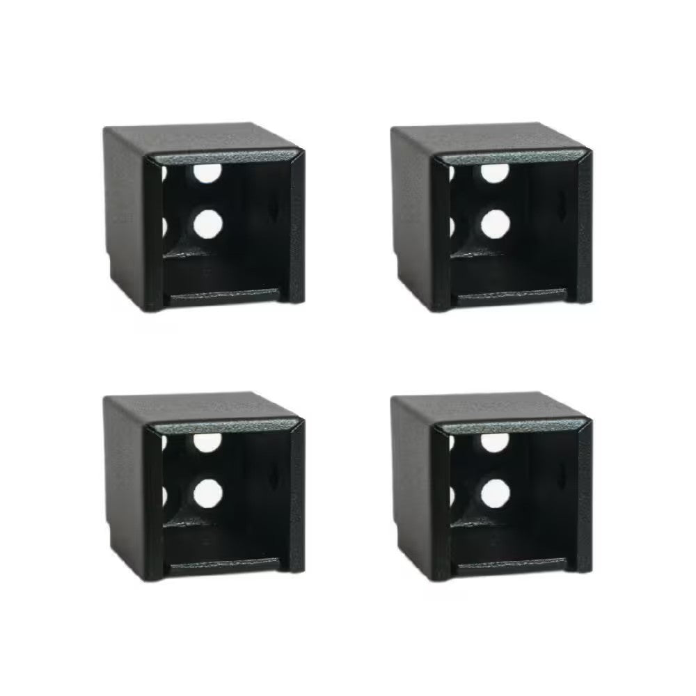 Fortress FE26 Railing Universal Bracket: Black, 1", 4-Pack