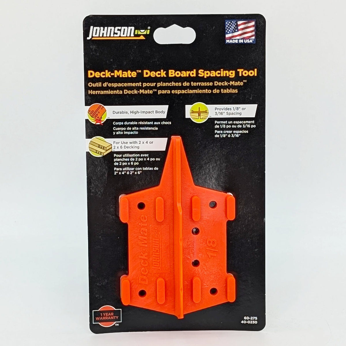 Deck Mate Board Spacing Tool by Johnson Level