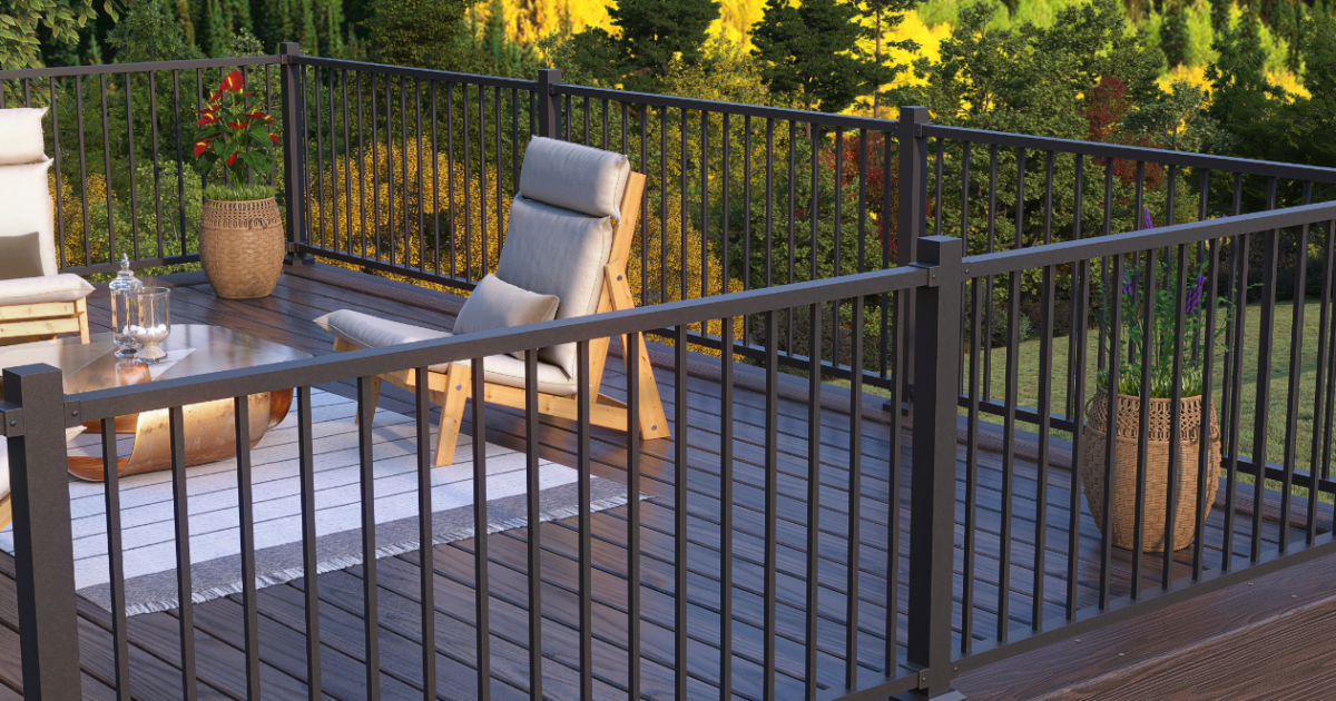 Keylink Discovery Series Railing with Square Balusters – The Deck Store