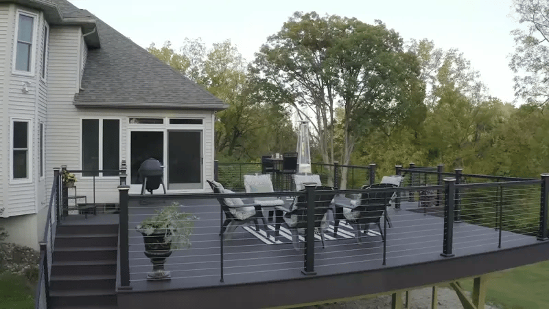 keylink railing