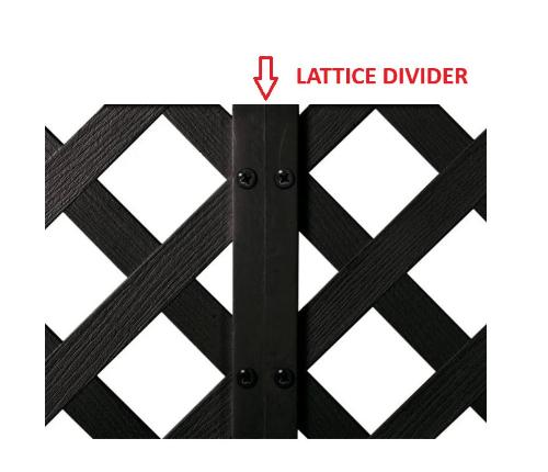 Lattice Divider by Deckorators Lattice Panels Deckorators   