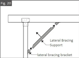 Lateral Bracing Bracket for Fortress Pergola