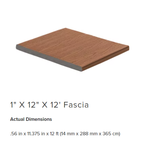 Trex Transcend® Lineage Composite Fascia/Riser Board