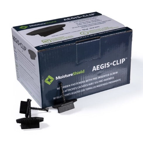 MoistureShield Aegis Clip™ Hidden Fasteners Decking Moistureshield Moistureshield Aegis Clip™ 50 Sq Ft Box (90 ct) 