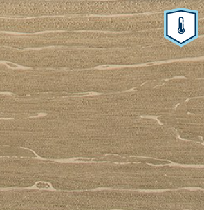 MoistureShield Vision CoolDeck Composite Decking - Cold Brew, 12 ft, 10-Pack