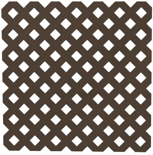 Privacy Lattice by Deckorators Lattice Panels Deckorators Dark Brown 4&#39; x 8&#39;