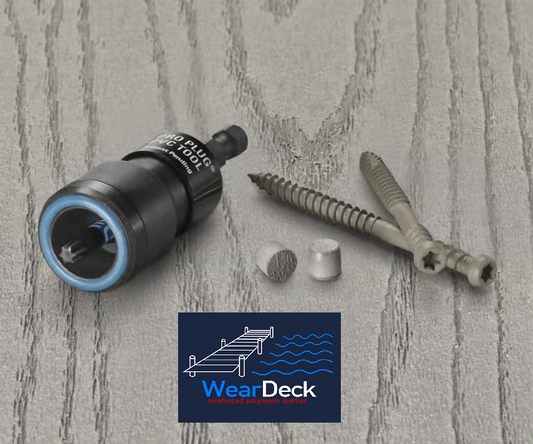 Starborn Pro Plug System with 305 Stainless Screws for Owens Corning Decking