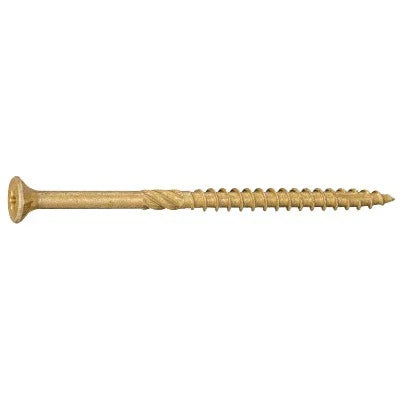 SaberDrive Deck Screws #10 x 3-1/2" Tan 1lb Box (50747) Hardware SaberDrive   