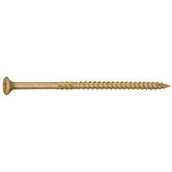 SaberDrive Deck Screws #10 x 4" Tan 1lb Box (50748) Hardware SaberDrive   