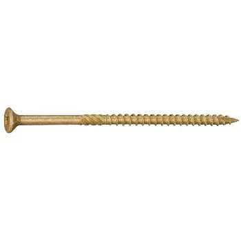 SaberDrive Deck Screws #10 x 4" Tan  5lb Box (50757) Hardware SaberDrive   