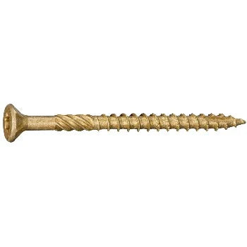SaberDrive Deck Screws #9 x 2-1/2" Tan 1lb Box (50745) Hardware SaberDrive   