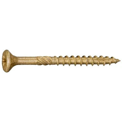 SaberDrive Deck Screws #9 x 2" Tan 1lb Box (50743) Hardware SaberDrive   