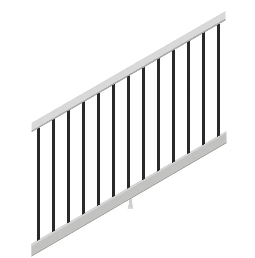 Trex® Select Classic Stair Rail & Round Baluster Kit Composite Railing Trex   