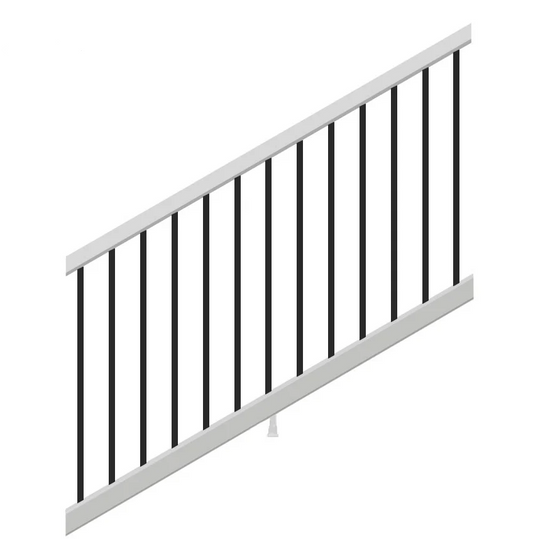Trex® Select Classic Stair Rail & Round Baluster Kit Composite Railing Trex   