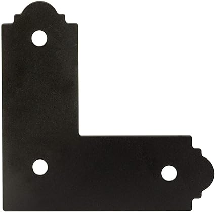 Simpson Strong-Tie APL4 Outdoor Accents 4X4 Black L Strap Tie Hardware Simpson Strong Tie   