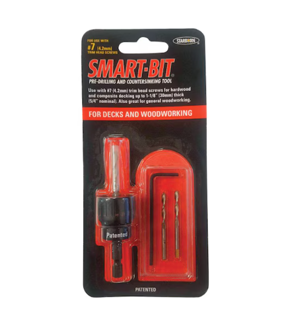 Starborn Smart-Bit® Predrilling and Countersinking Tool for Ipe Decking Deck Accessories Starborn