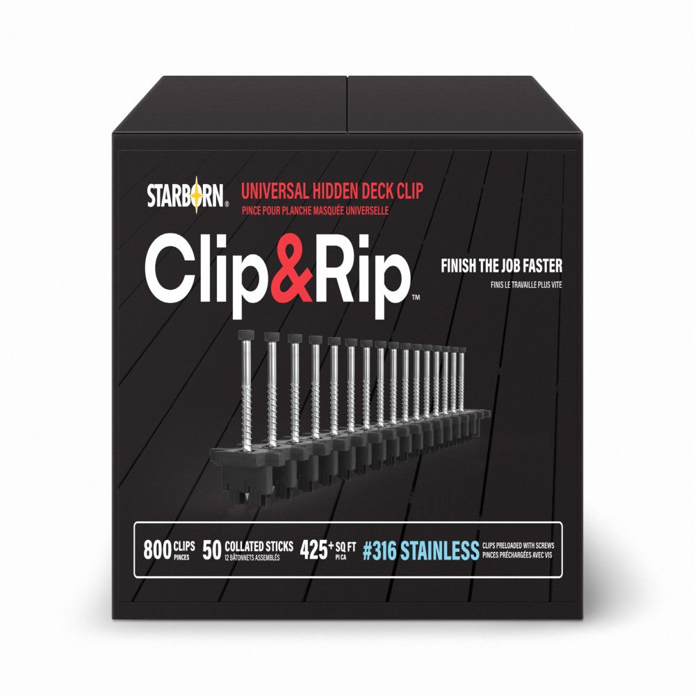 Starborn Clip & Rip Universal Hidden Deck Clip 316SS
