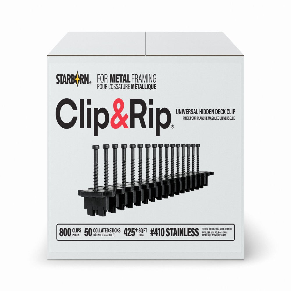 Starborn Clip & Rip Universal Hidden Deck Clip for Metal 410SS