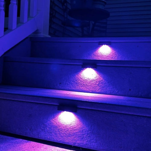 Tru-Scapes® 3” LED Deck Step Riser Light - Color Changing Outdoor Lighting Tru-Scapes