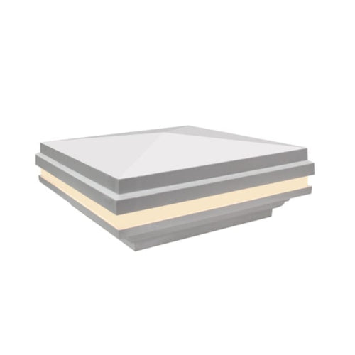 Tru-Scapes® 4″ Vinyl LED Deck & Fence Post Cap Light Outdoor Lighting Tru-Scapes 4″ Vinyl LED Deck & Fence Post Cap Light