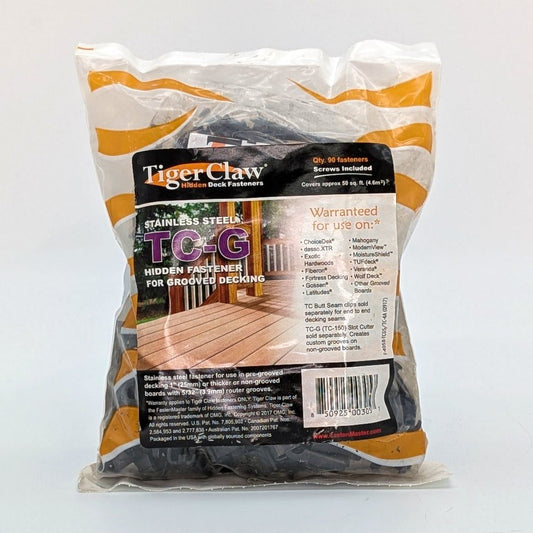 Tiger Claw TC-G Bag w/ Screws