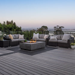 TimberTech Impression Rail Express Modern Top Rail PVC Railing TimberTech - AZEK 6 ft White